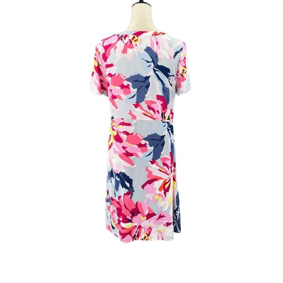 Joules Krista Bold Colorful Floral Print Knee Length Spring Summer Shift Dress - Picture 4 of 12